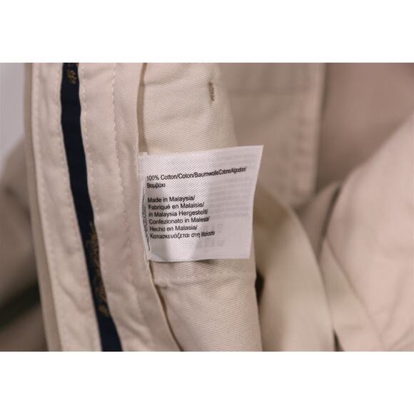 Brooks Brothers Advantage Chino * Lot of 2 * Khaki Flat Front Cotton Pants 38x30 - Picture 15 of 15